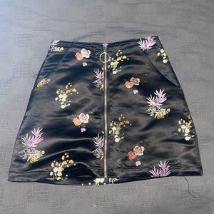 satin flower skirt 🌺
